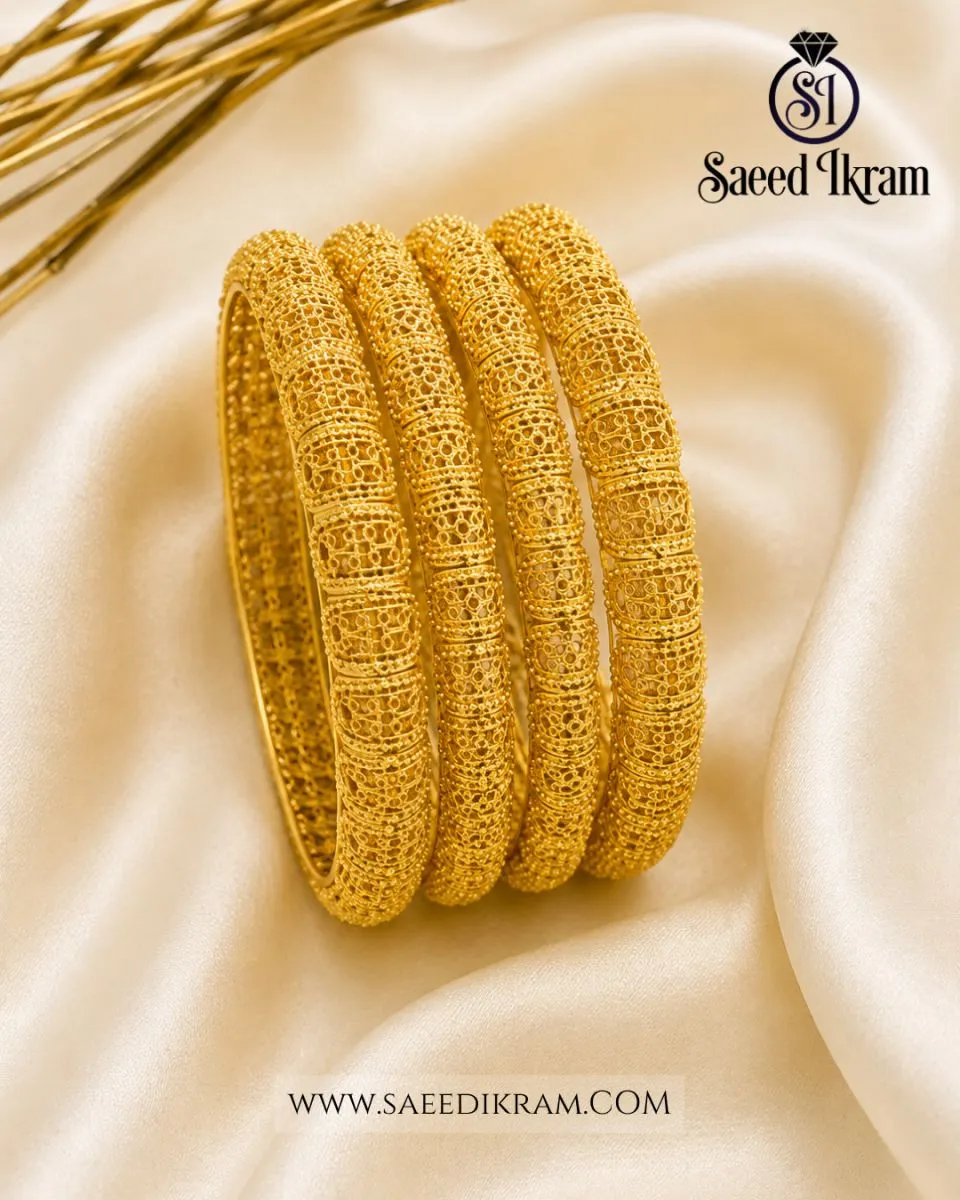 Golden Jewel Bangles