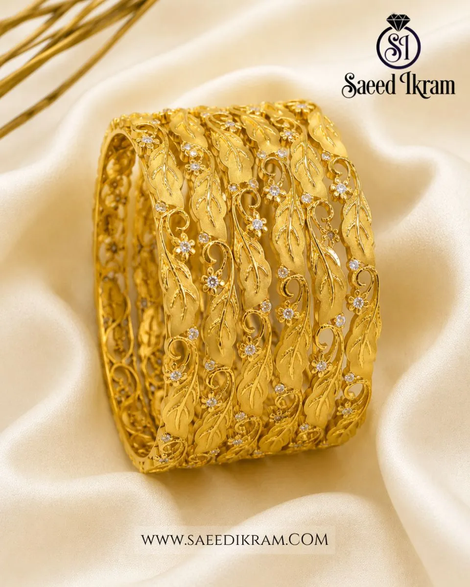 Golden Charmy Bangles