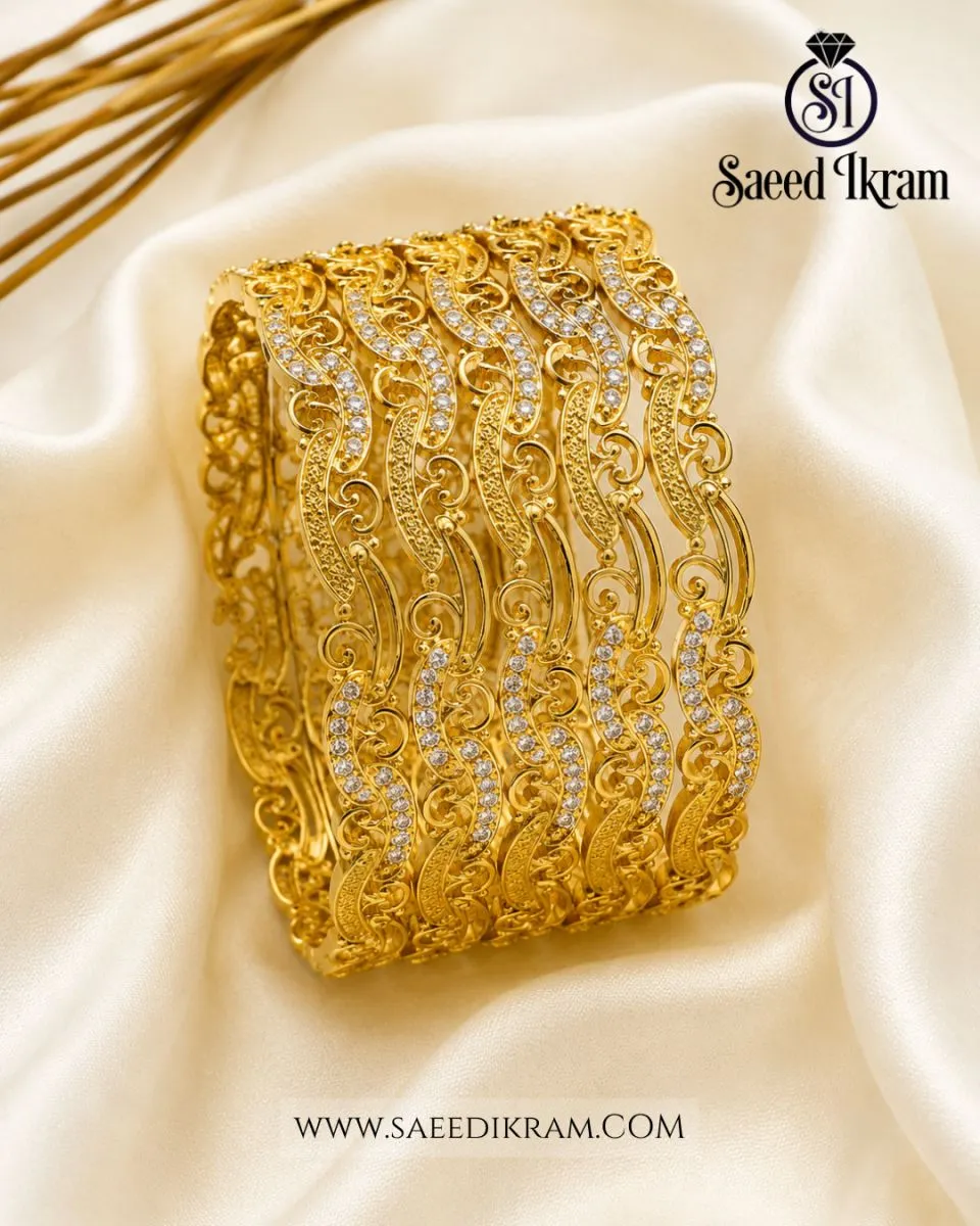 Golden Graceful Bangles