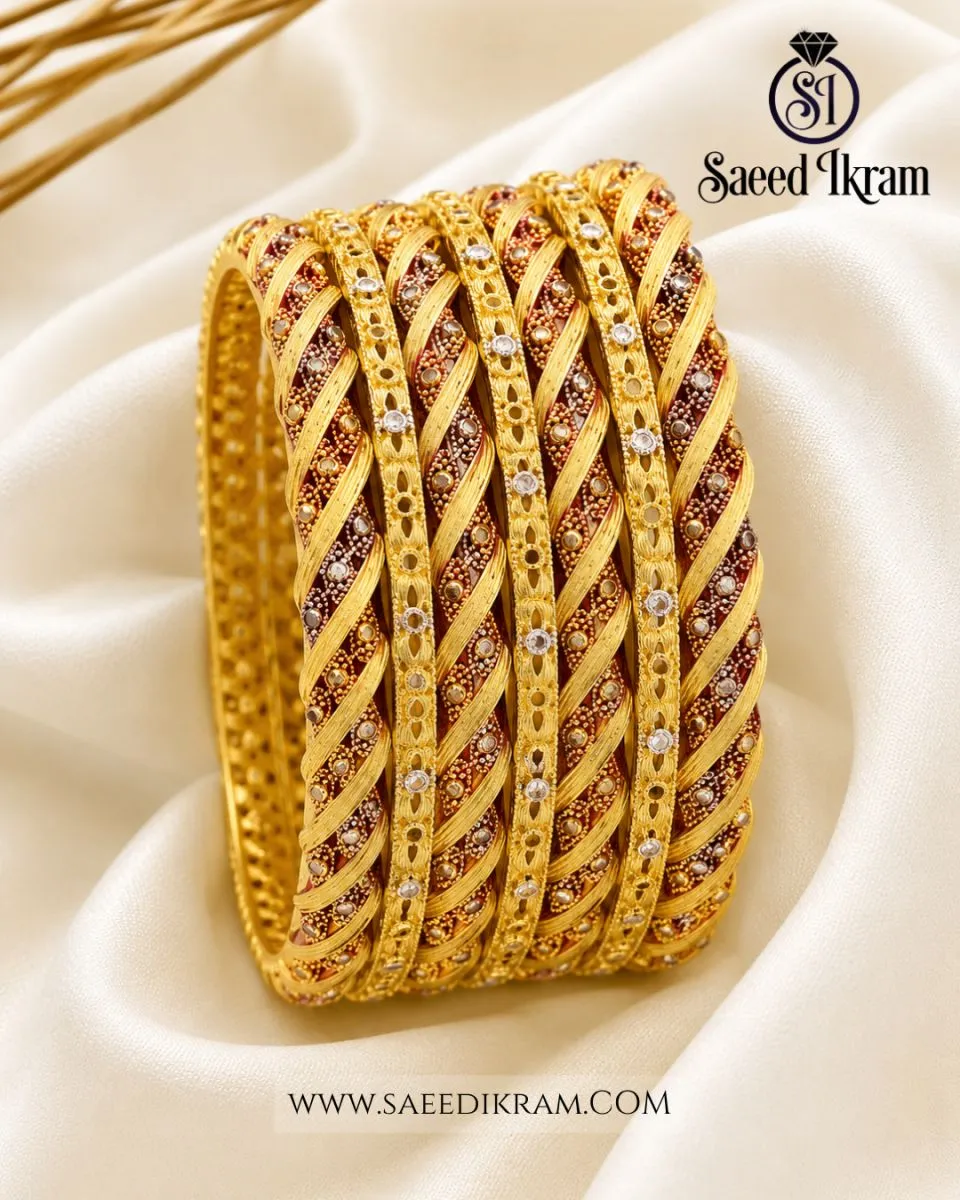 Golden Lovely Bangles