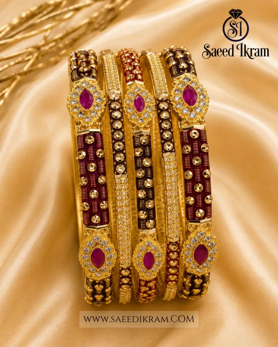 Golden Glow Bangles