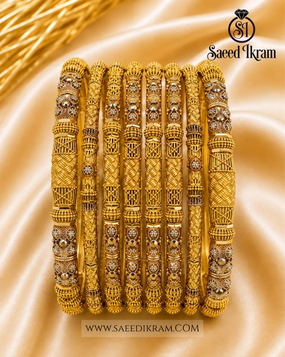 Simple Gold Bangles