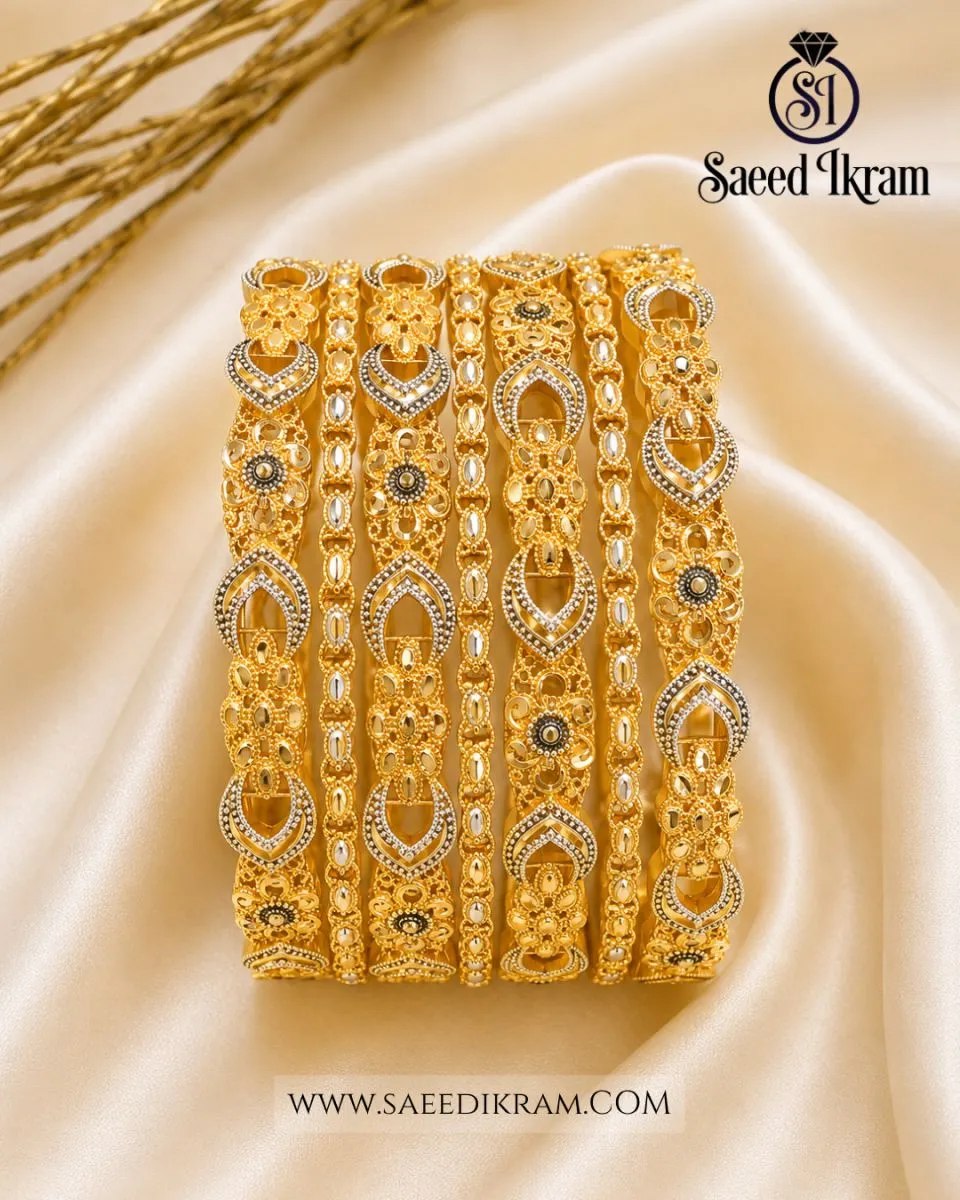 Golden Pearl Gold Bangles