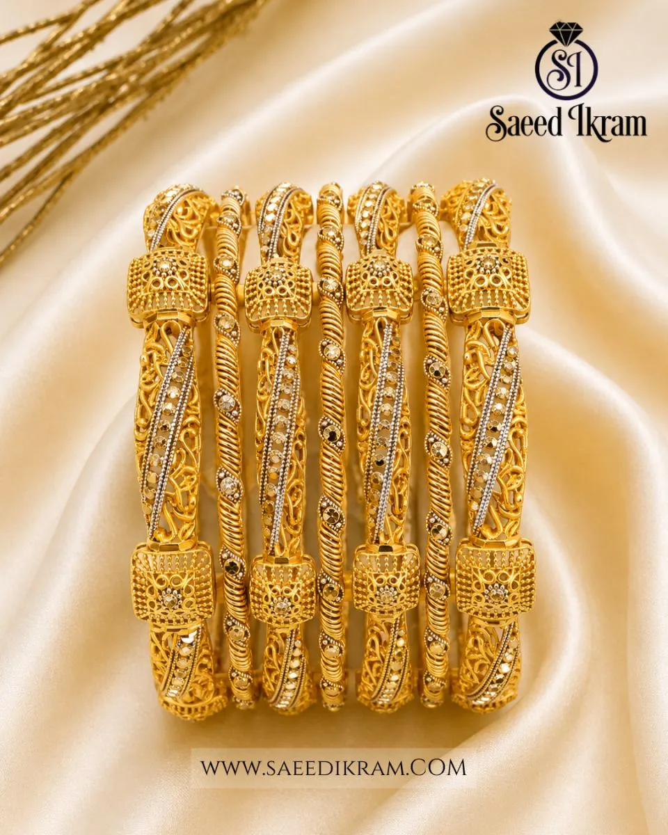 Golden Beauty Gold Bangles