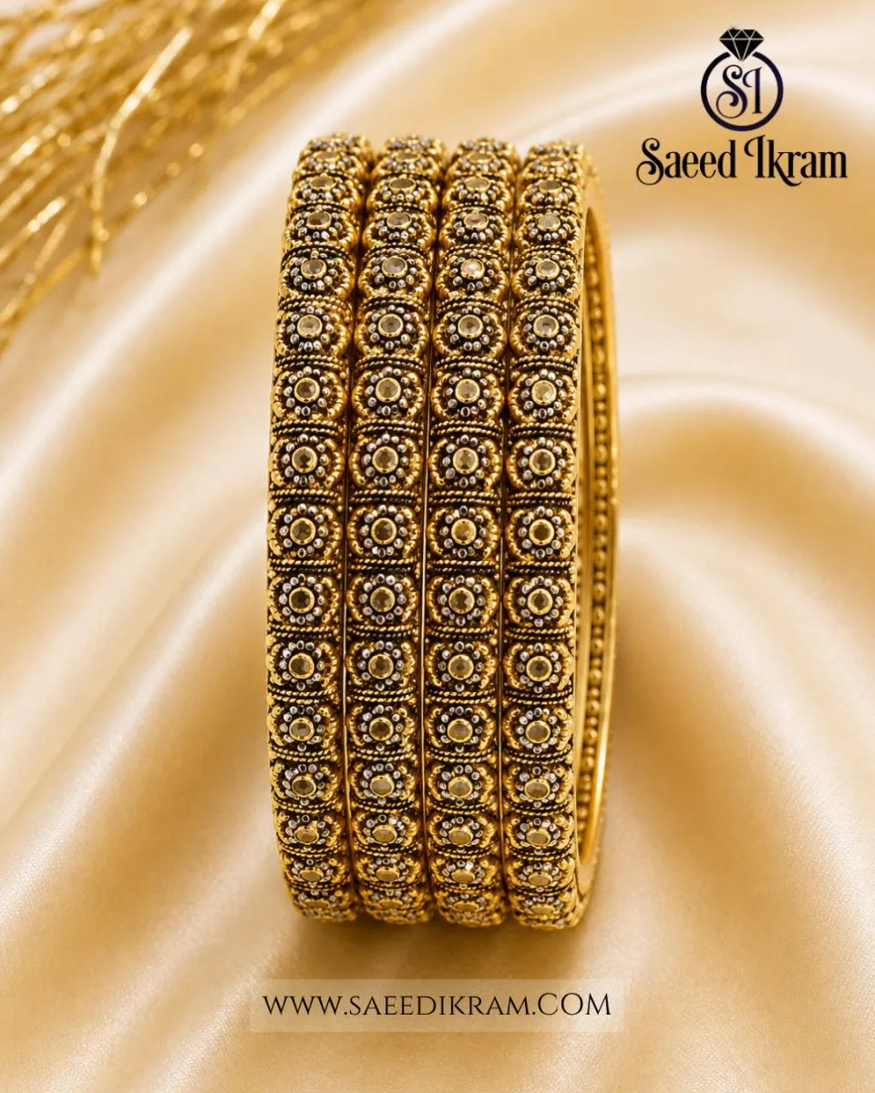 Golden Glow Gold Bangles