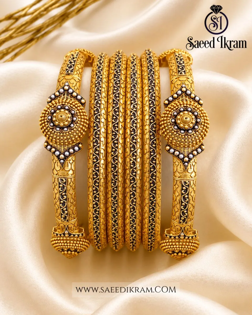 Bright Gold Bangles