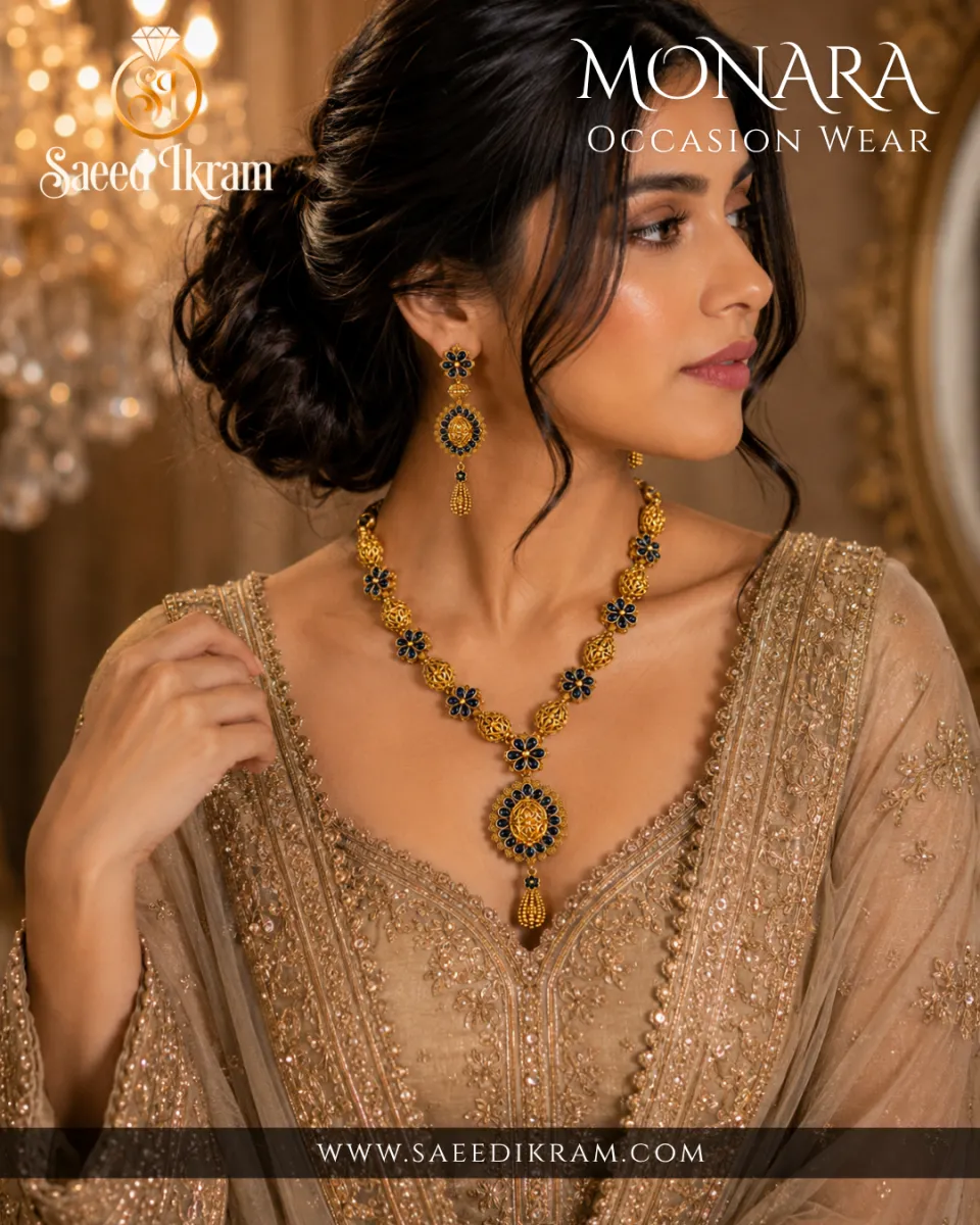 Classic Essence Gold Necklace Set