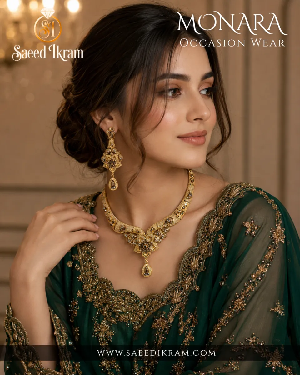 Royal Glow Gold Necklace Set