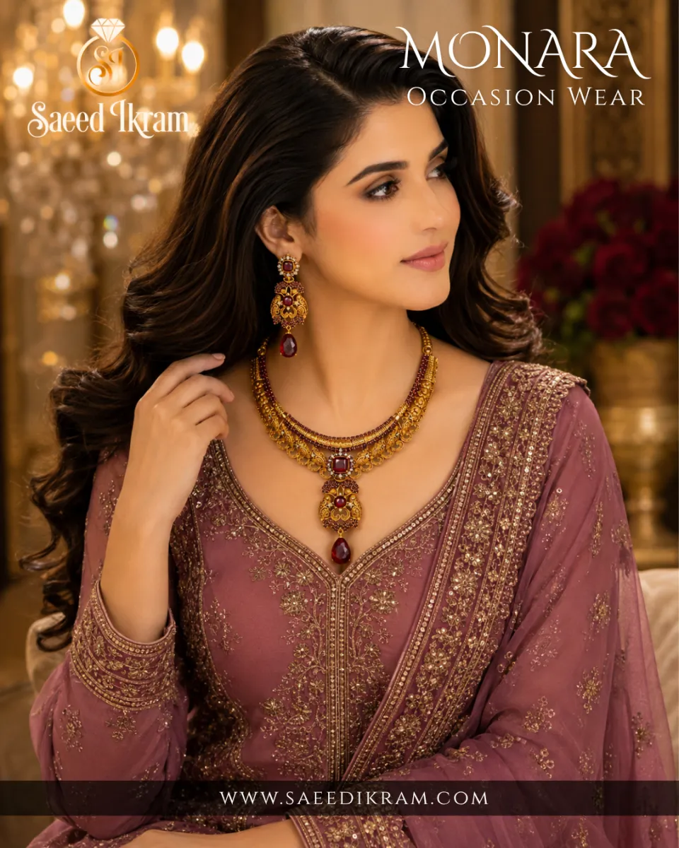 Royal Charm Gold Necklace Set
