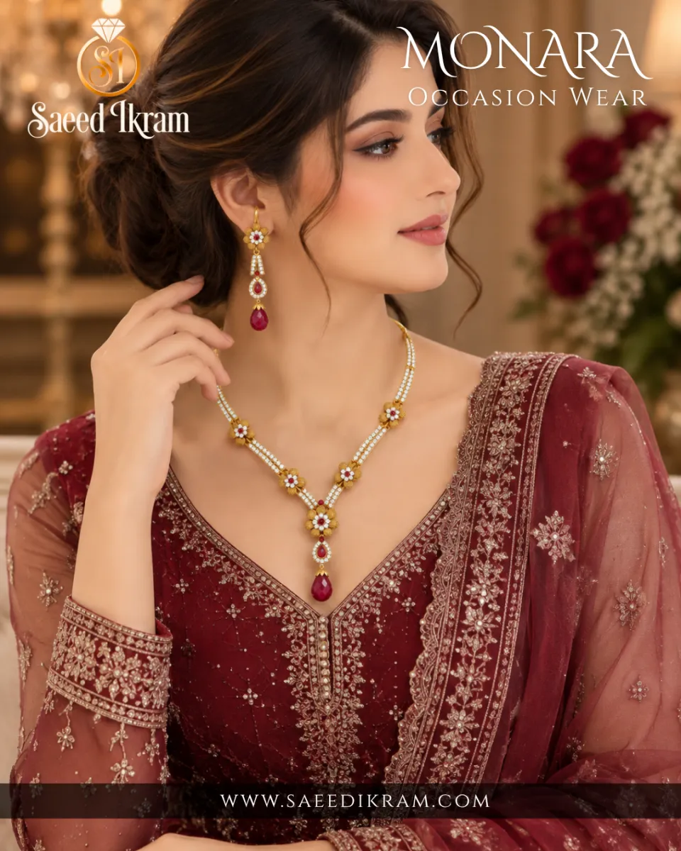 Royal Shine Gold Necklace Set