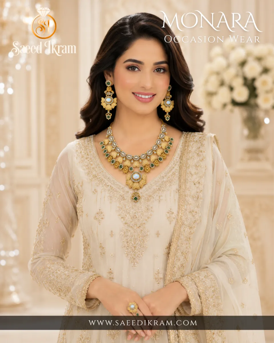 Golden Aura Necklace Set