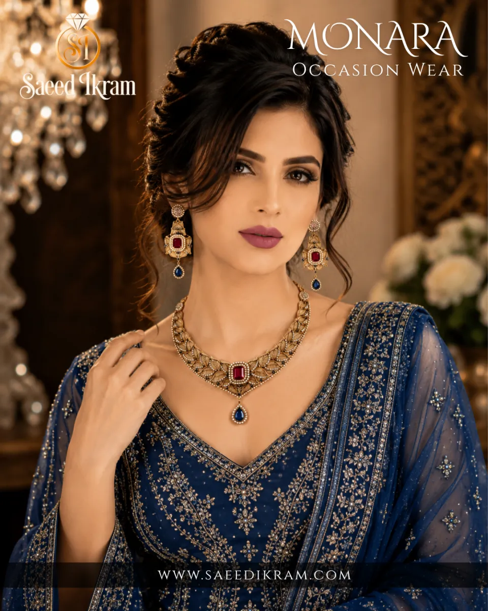 Exclusive Fancy Gold Necklace Set