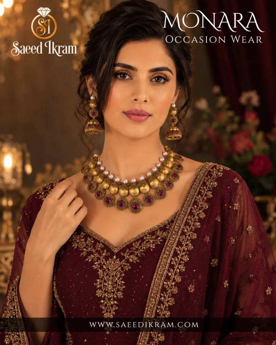 Gold Necklace Set For Women