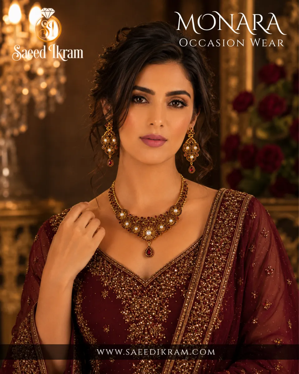 Luxury Fancy Gold Necklace Set