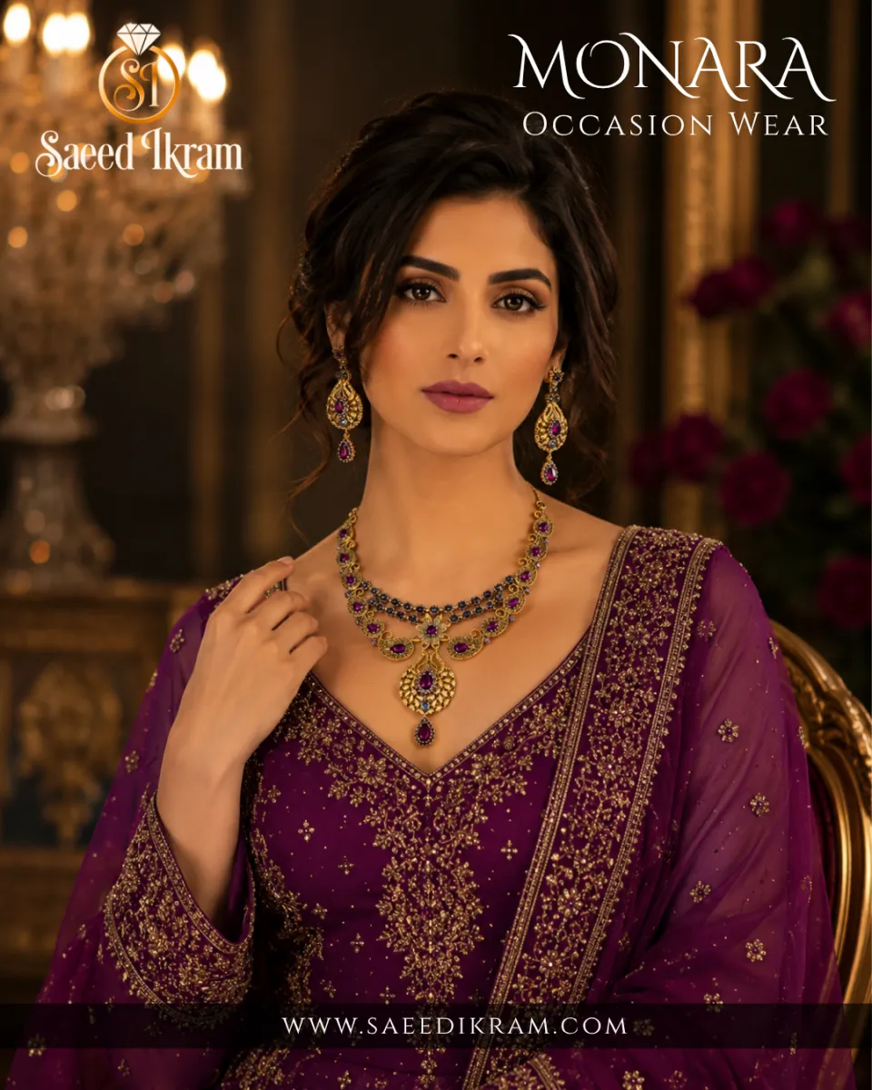Latest Fancy Gold Necklace Set