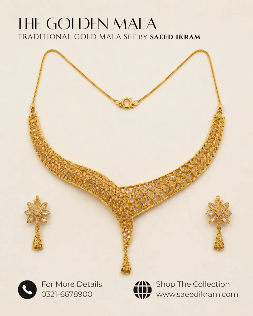 Golden Serenity Mala Set