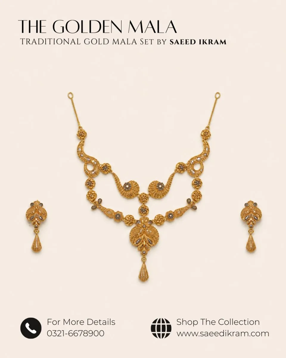 Golden Majesty Mala Set