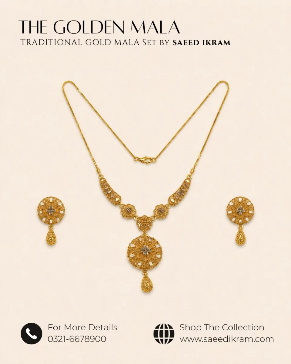 Golden Splendor Mala Set
