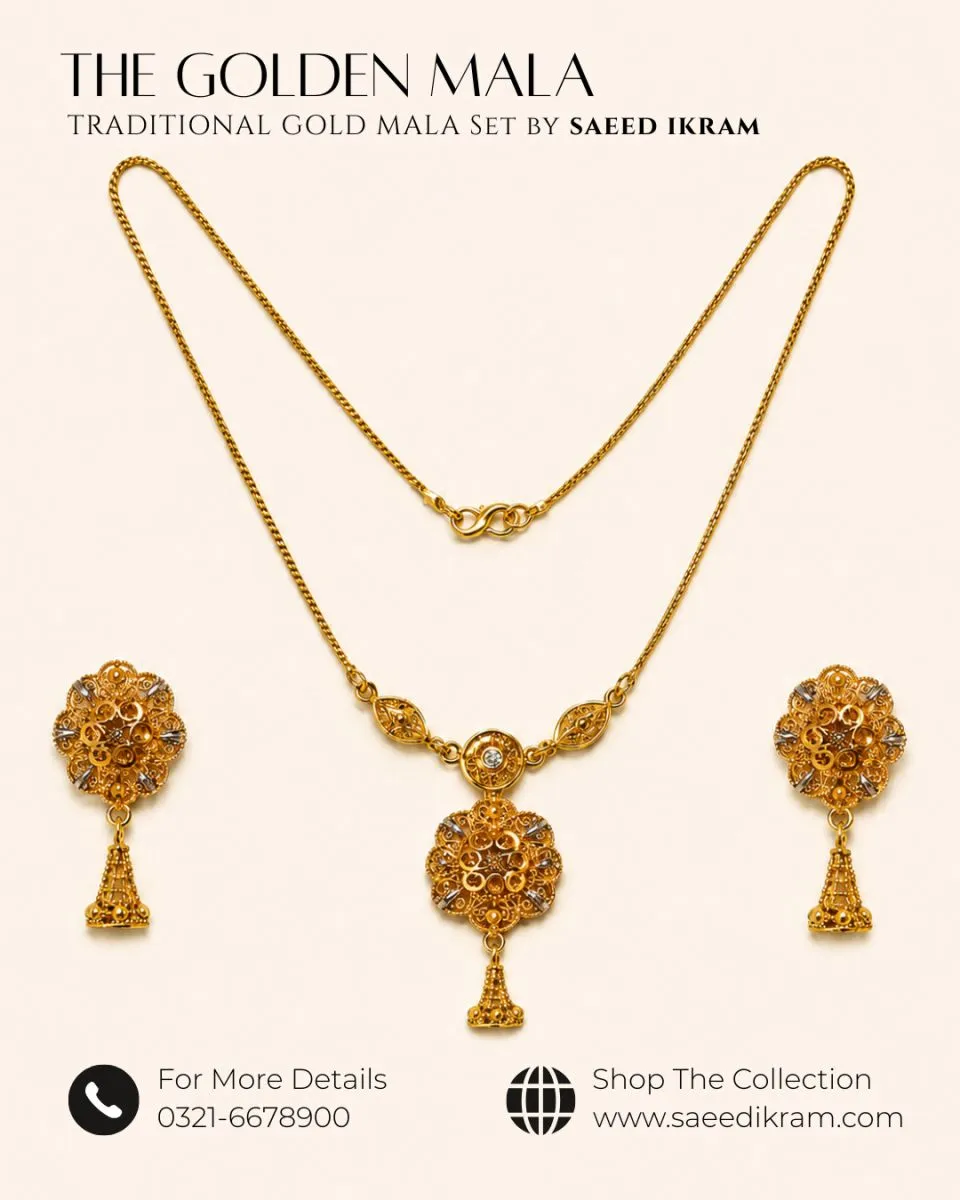 Golden Radiance Mala Set