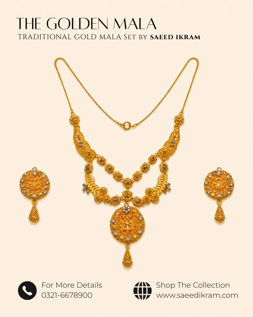 Classic Gold Mala Set