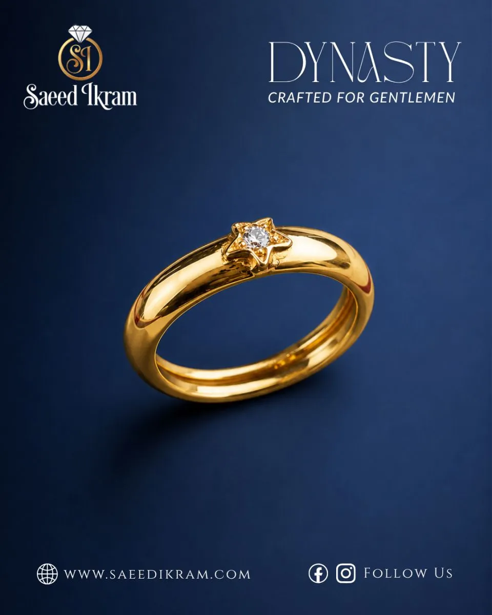 Unique Gold Ring For Men