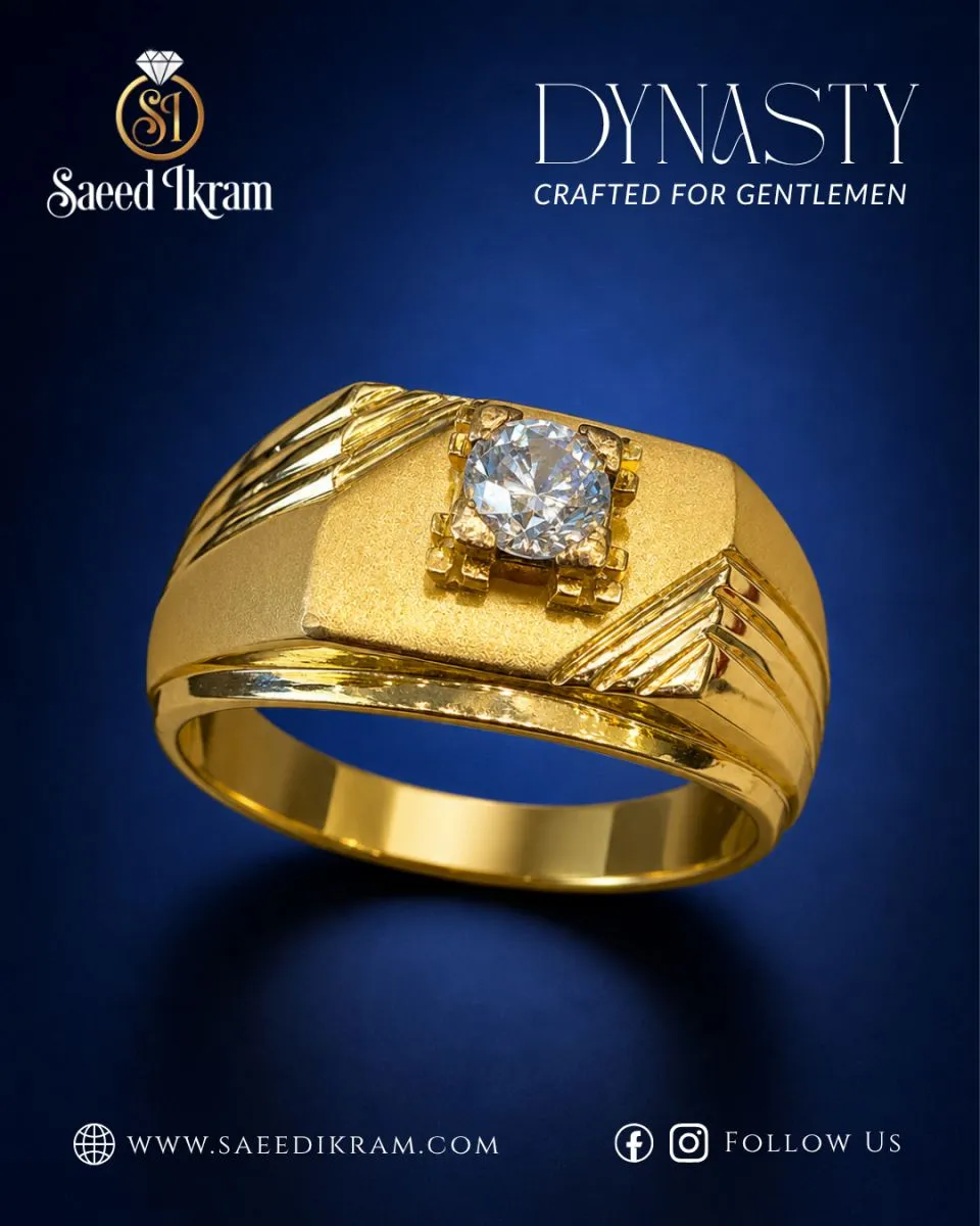 Regal Mens Gold Ring