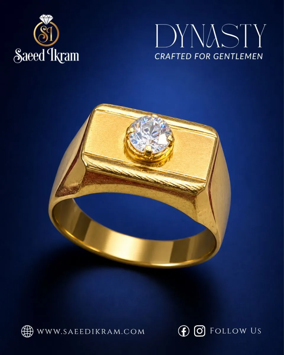 Elegant Gold Ring For Men
