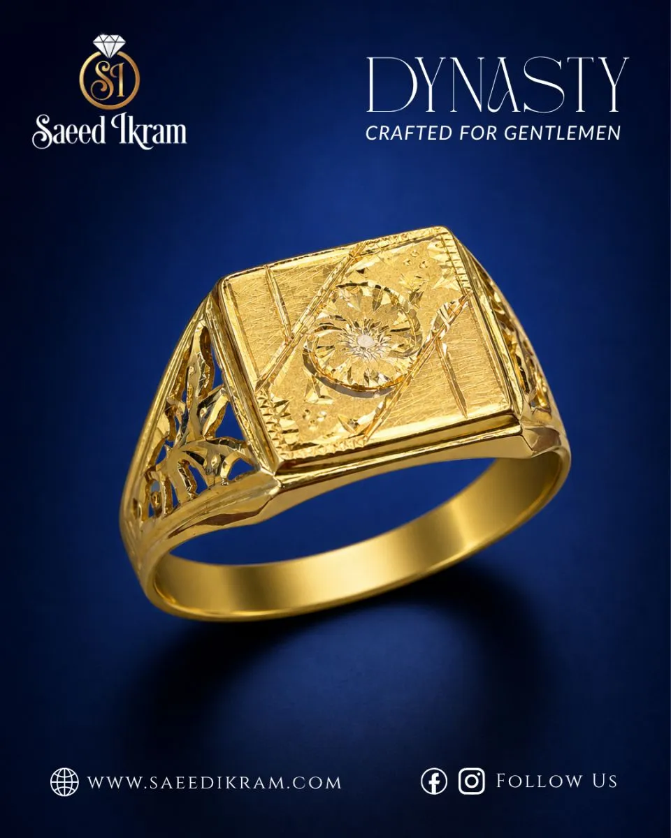 Modern Gold Ring For Men